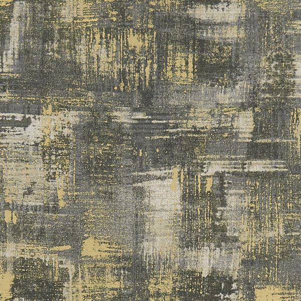 Tessellati Charcoal Gold Fabric by Clarke & Clarke - F1472/01 | Modern 2 Interiors