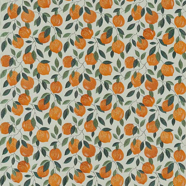 Sicilian Orange Fabric by Clarke & Clarke - F1508/02 | Modern 2 Interiors