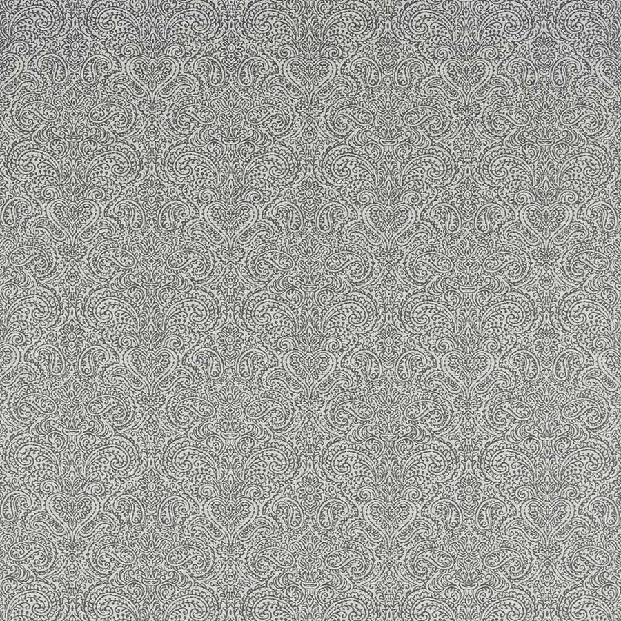Ada Charcoal Fabric by Clarke & Clarke - F1540/02 | Modern 2 Interiors