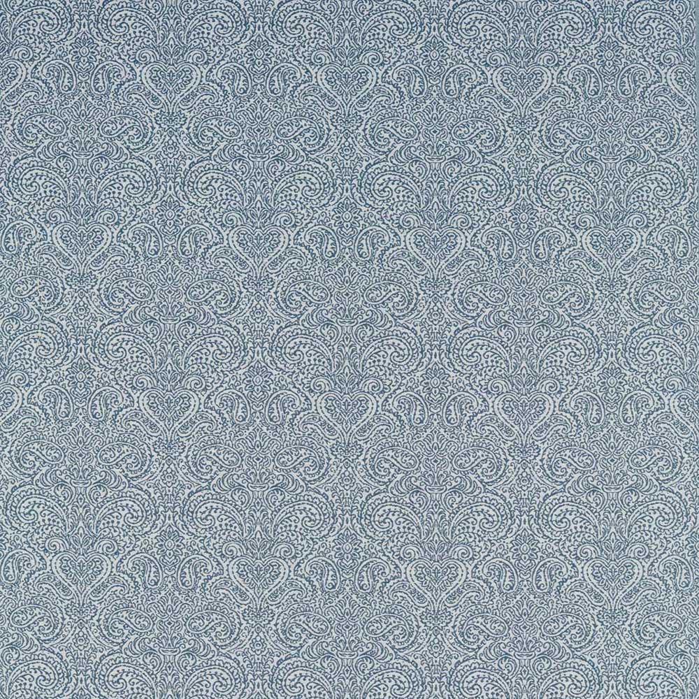 Ada Midnight Fabric by Clarke & Clarke - F1540/05 | Modern 2 Interiors