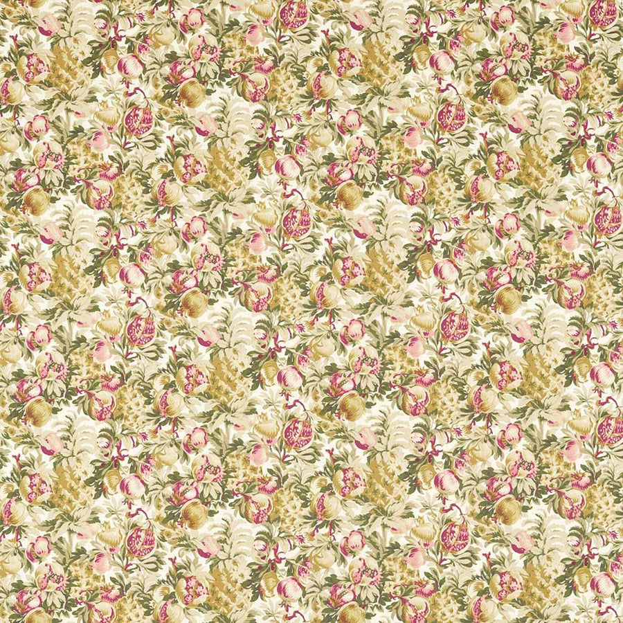 Francis Blush & Raspberry Fabric by Clarke & Clarke - F1544/02 | Modern 2 Interiors