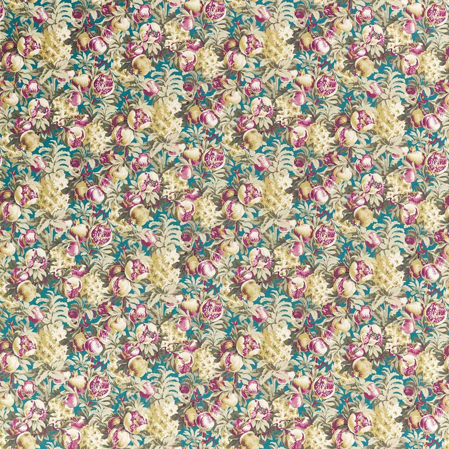 Francis Teal Velvet Fabric by Clarke & Clarke - F1545/02 | Modern 2 Interiors