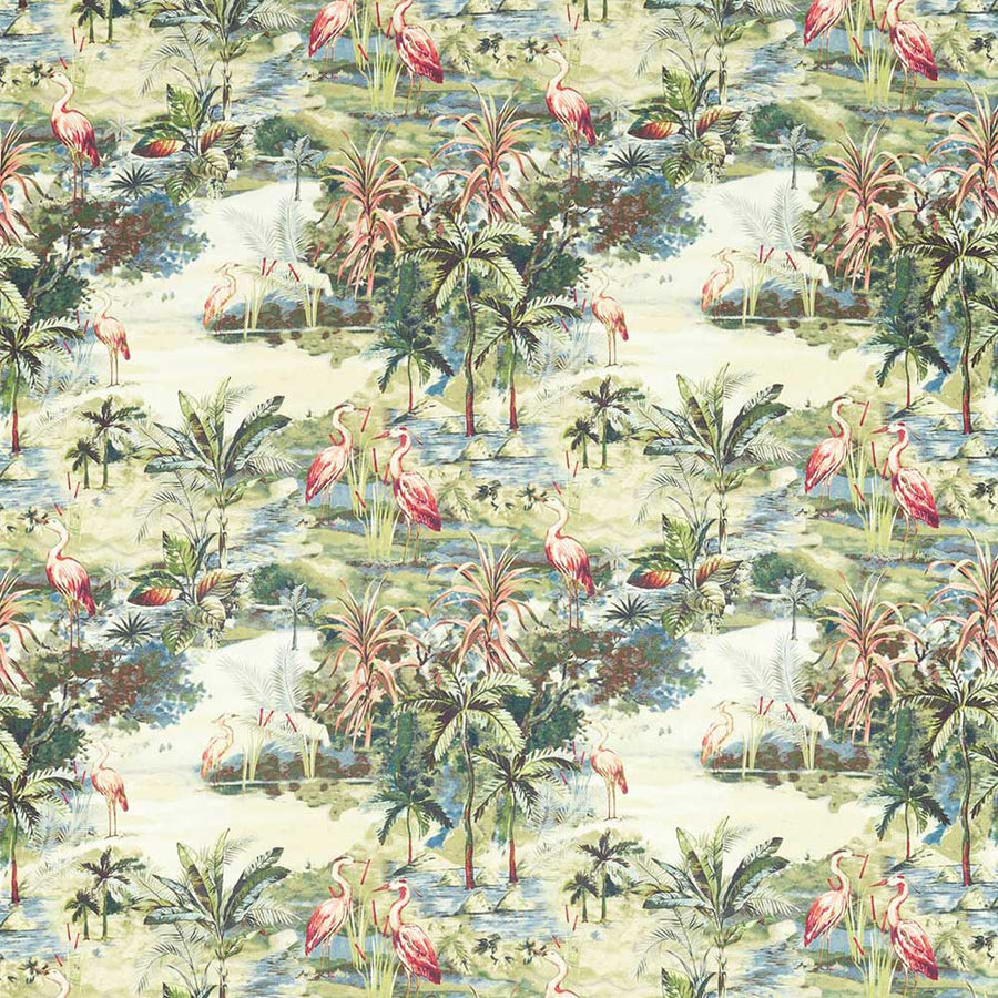 Habitat Lagoon Fabric by Clarke & Clarke - F1546/02 | Modern 2 Interiors