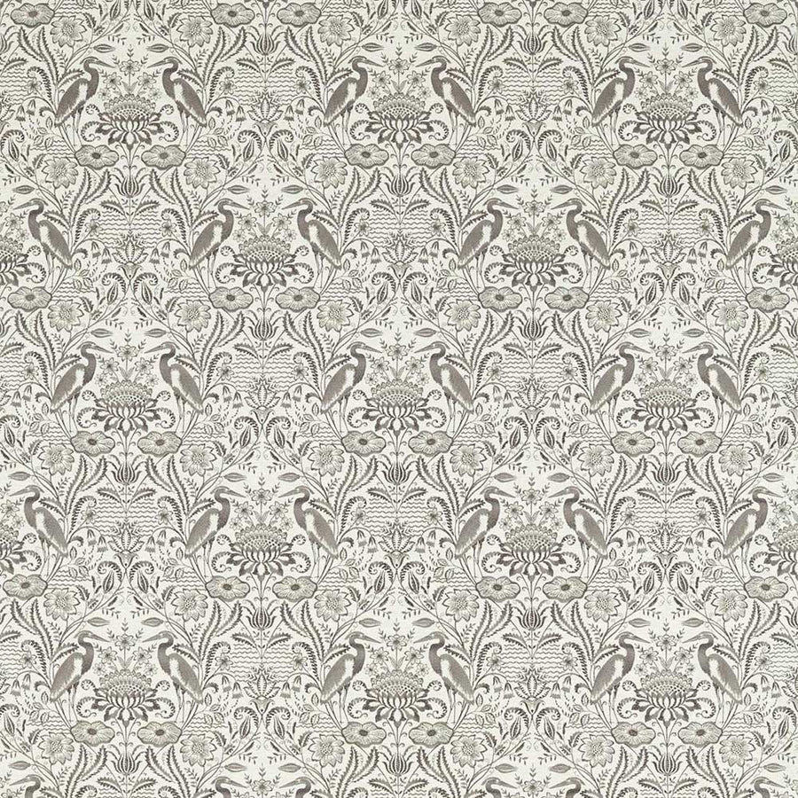 Nakuru Charcoal & Linen Fabric by Clarke & Clarke - F1547/02 | Modern 2 Interiors