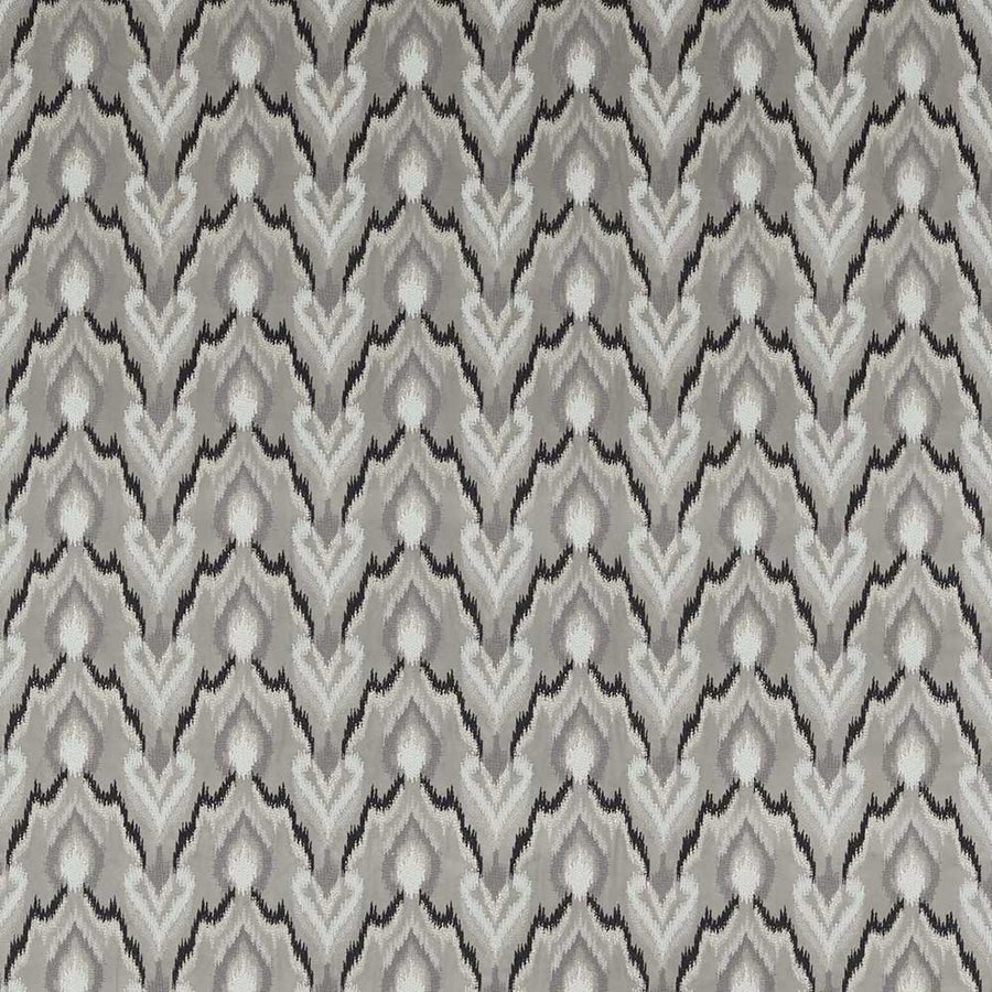 Velluto Pewter Fabric by Clarke & Clarke - F1549/03 | Modern 2 Interiors