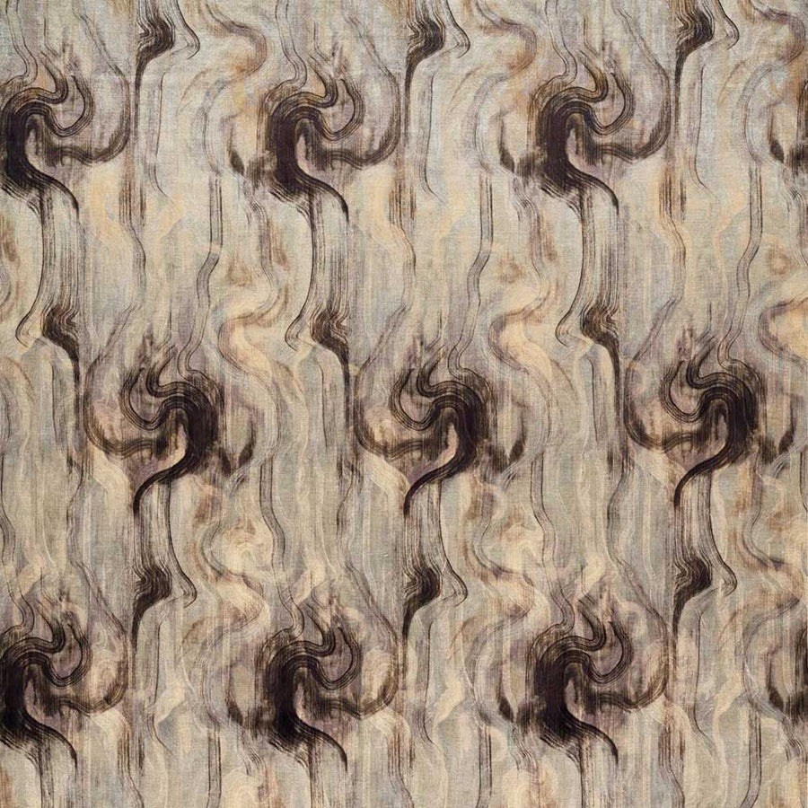 Tessuto Nero & Silver Fabric by Clarke & Clarke - F1552/03 | Modern 2 Interiors