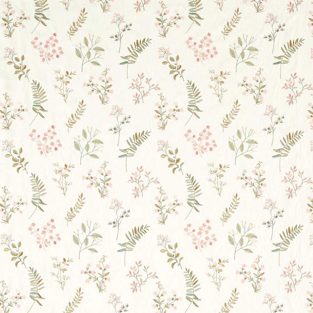 Brigitte Blush Fabric by Clarke & Clarke - F1554/02 | Modern 2 Interiors