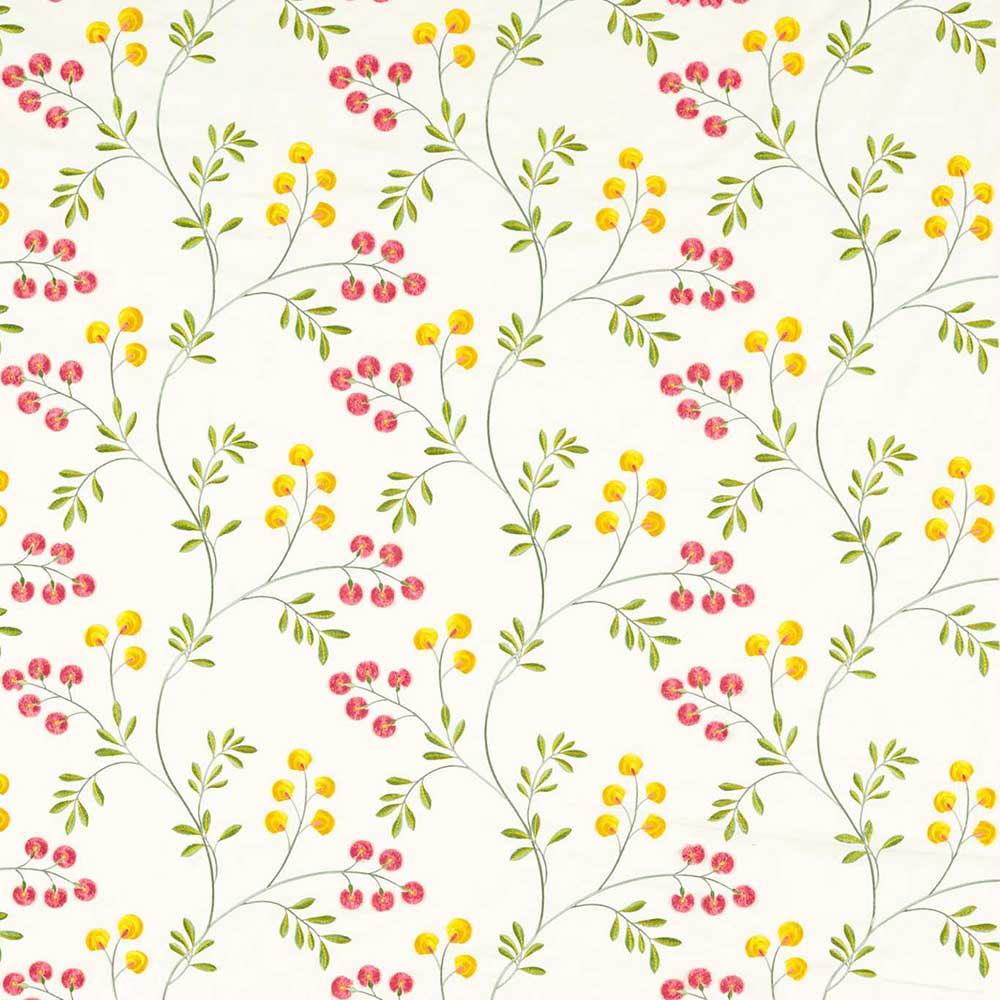 Rochelle Summer Fabric by Clarke & Clarke - F1556/05 | Modern 2 Interiors