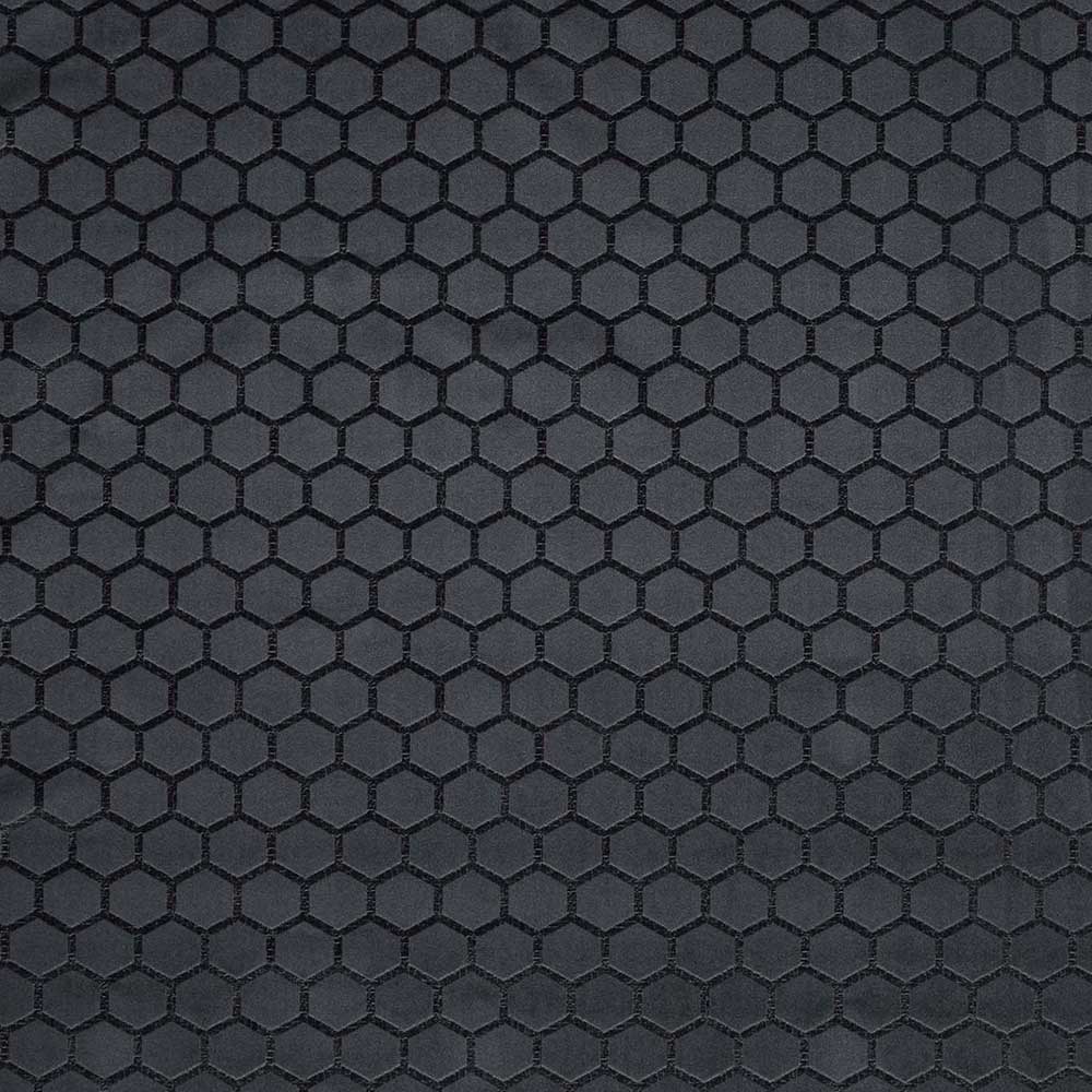 Hexa Espresso Fabric by Clarke & Clarke - F1565/01 | Modern 2 Interiors