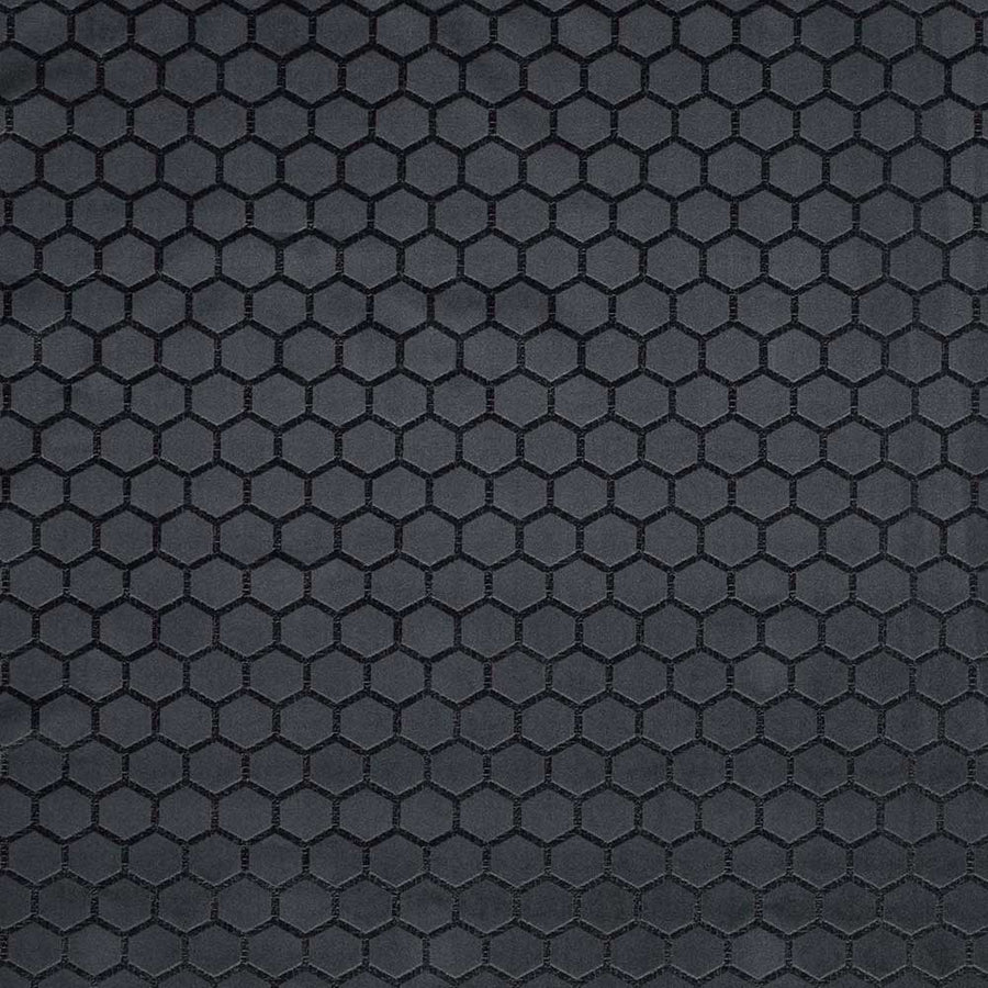 Hexa Espresso Fabric by Clarke & Clarke - F1565/01 | Modern 2 Interiors