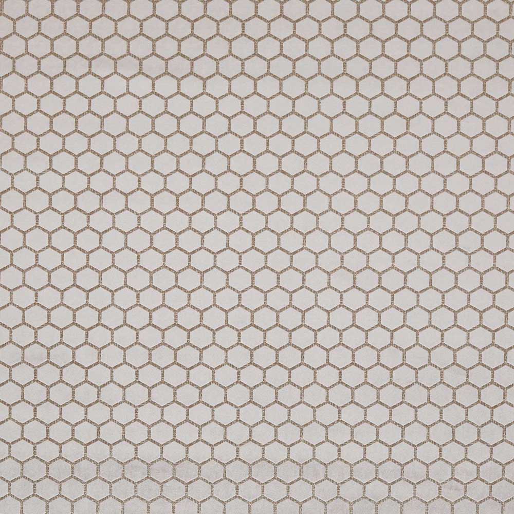 Hexa Taupe Fabric by Clarke & Clarke - F1565/08 | Modern 2 Interiors