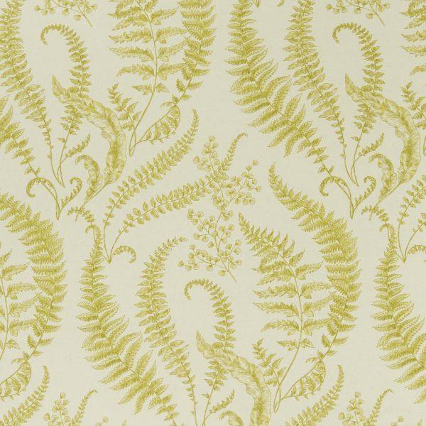 Folium Chartreuse Fabric by Clarke & Clarke - F1328/01 | Modern 2 Interiors