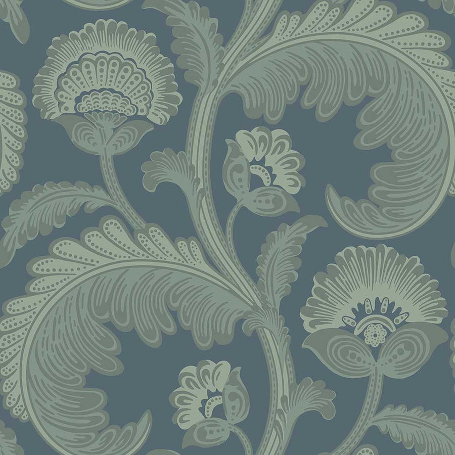 Fanfare Flock Wallpaper by Cole & Son - 116/7026 | Modern 2 Interiors