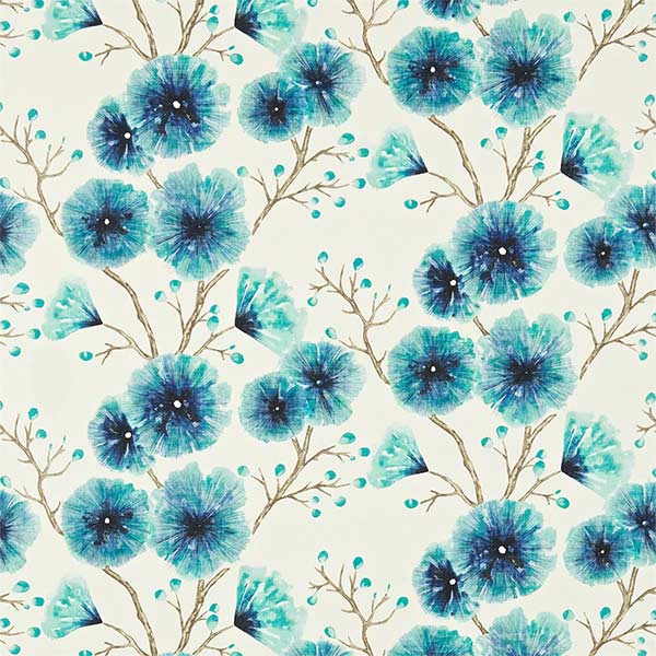 Kabala Lagoon Fabric by Harlequin - 120349 | Modern 2 Interiors