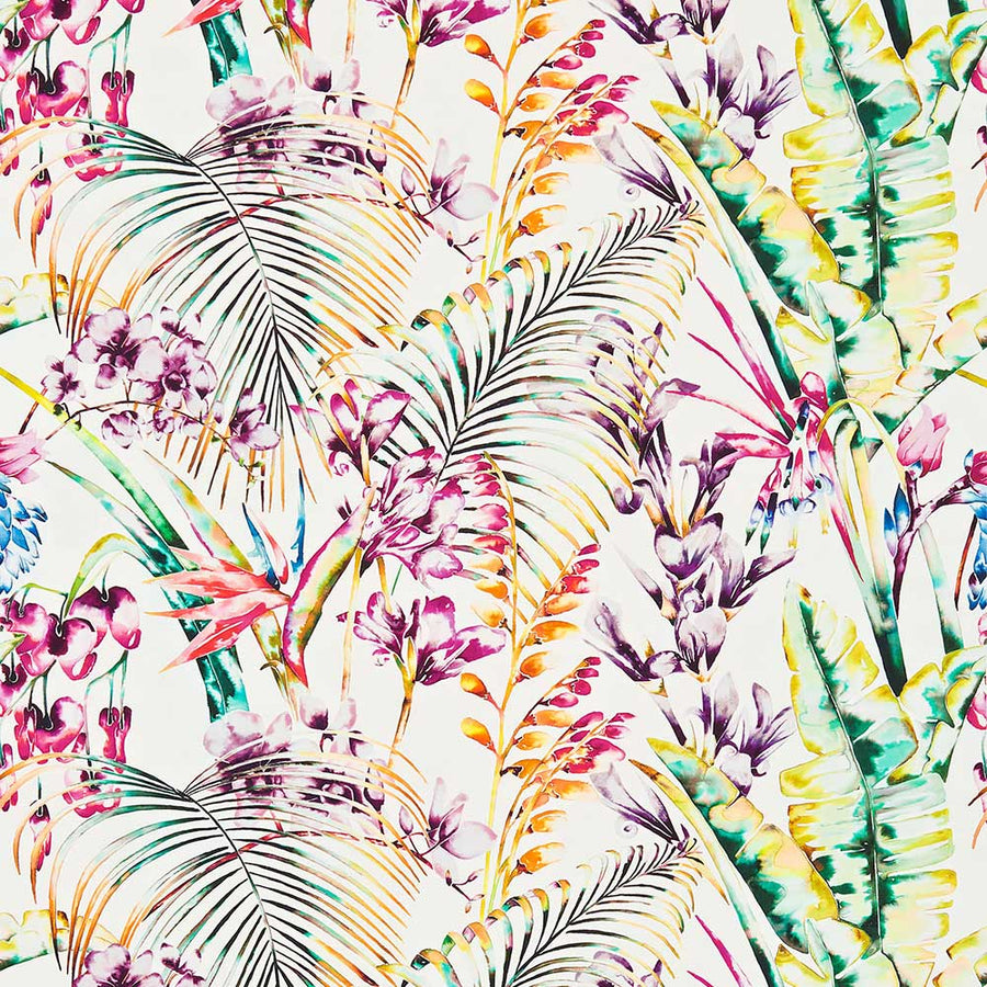 Paradise Papaya, Flamingo & Apple Fabric by Harlequin - 120351 | Modern 2 Interiors