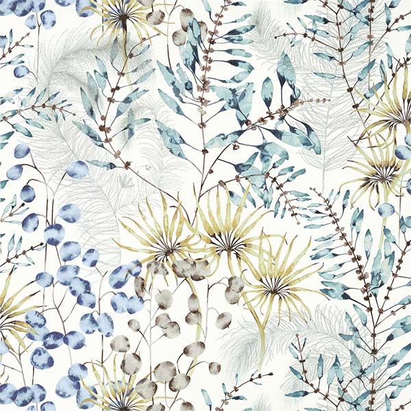 Postelia Lagoon/Linden Fabric by Harlequin - 120596 | Modern 2 Interiors