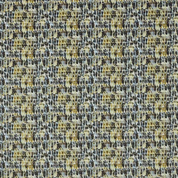 Kelambu Graphite/Mustard Fabric by Harlequin - 120610 | Modern 2 Interiors