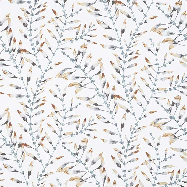 Chaconia Amber/Slate Fabric by Harlequin - 120618 | Modern 2 Interiors