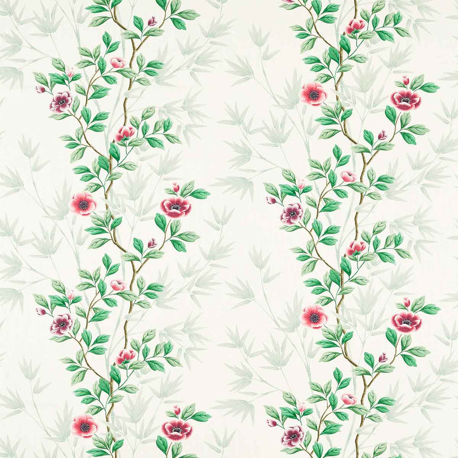 Lady Alford Fig Blossom & Magenta Fabric by Harlequin - 121103 | Modern 2 Interiors