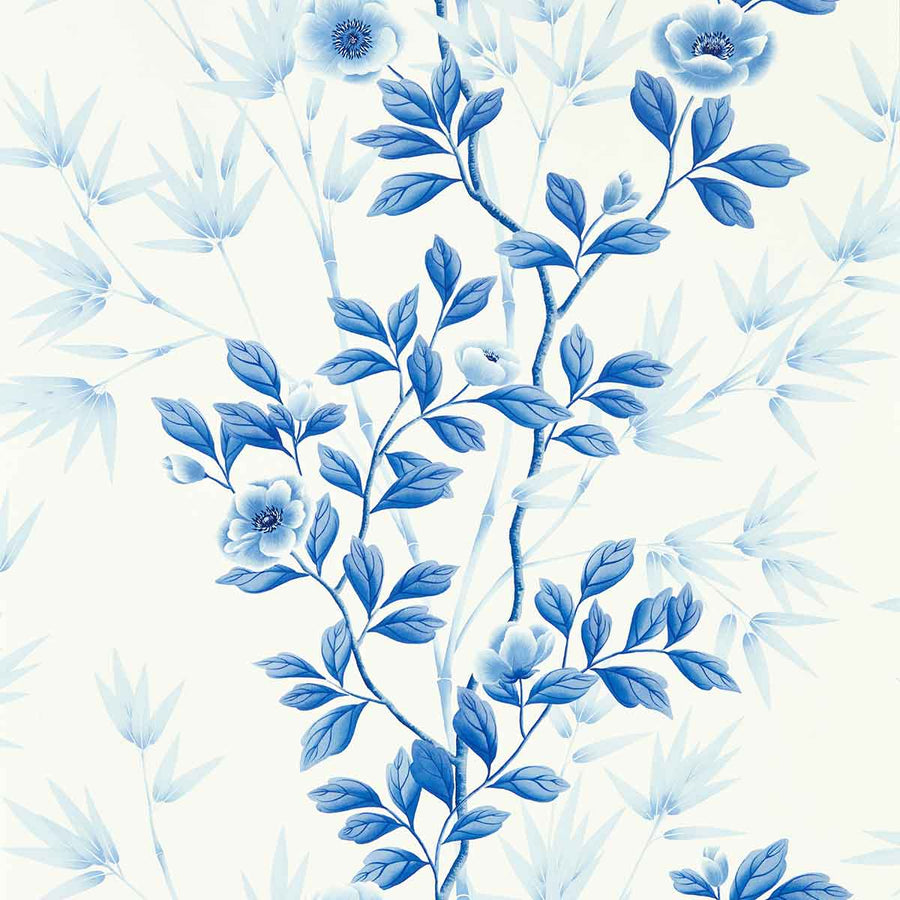 Lady Alford Porcelain & China Blue Wallpaper by Harlequin - 112898 | Modern 2 Interiors