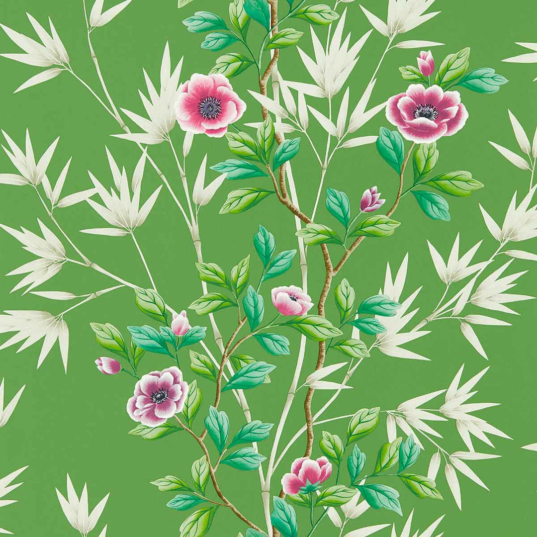 Lady Alford Apple & Magenta Wallpaper by Harlequin - 112900 | Modern 2 Interiors