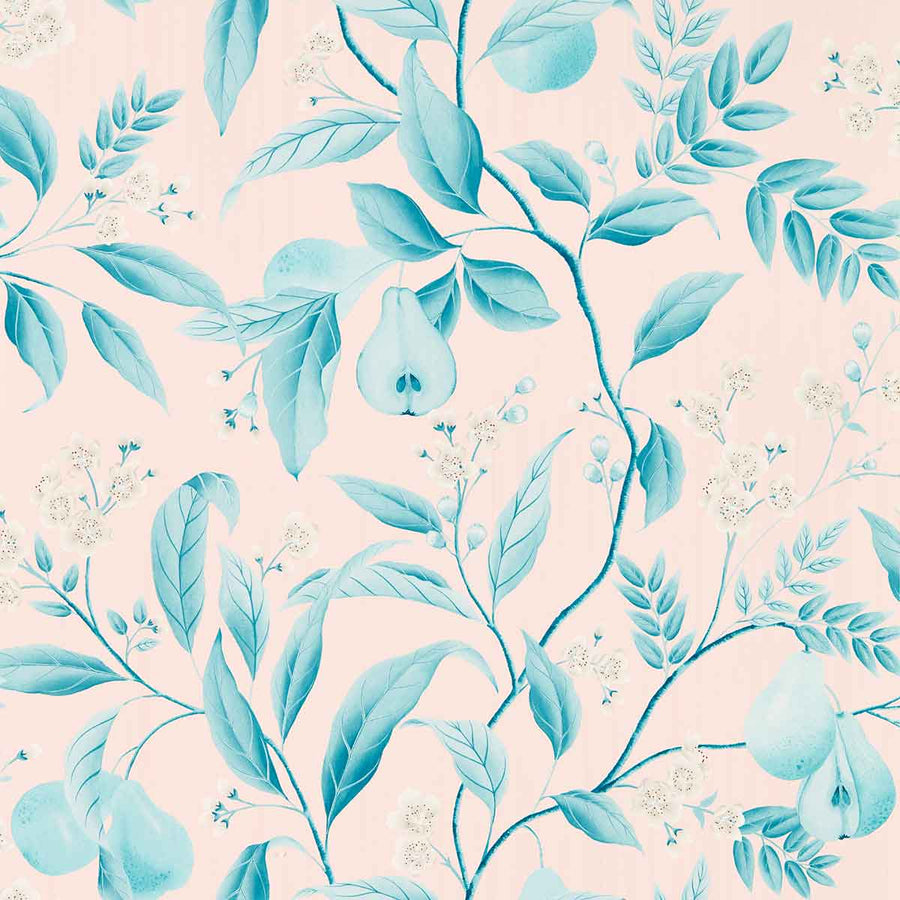 Marie Rose & Lagoon Wallpaper by Harlequin - 112910 | Modern 2 Interiors