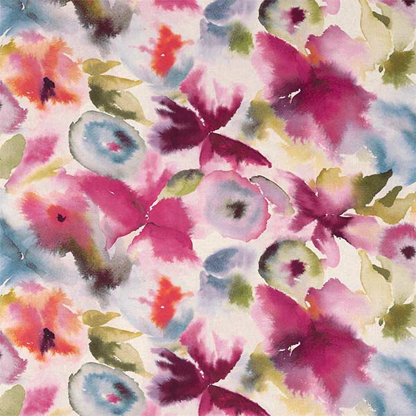 Flores Fuchsia Fabric by Harlequin - 120573 | Modern 2 Interiors