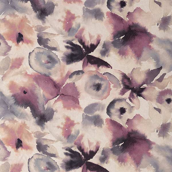 Flores Damson Fabric by Harlequin - 120575 | Modern 2 Interiors