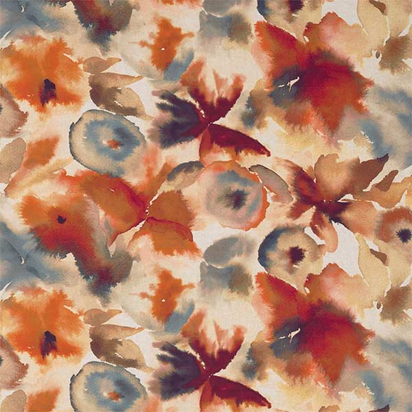 Flores Rust Fabric by Harlequin - 120576 | Modern 2 Interiors