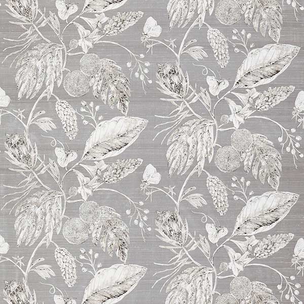 Amborella Silk Steel Fabric by Harlequin - 120420 | Modern 2 Interiors