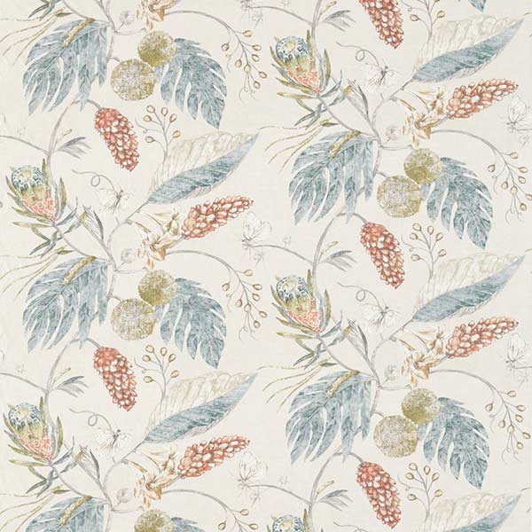 Amborella Olive/Seaglass Fabric by Harlequin - 120422 | Modern 2 Interiors