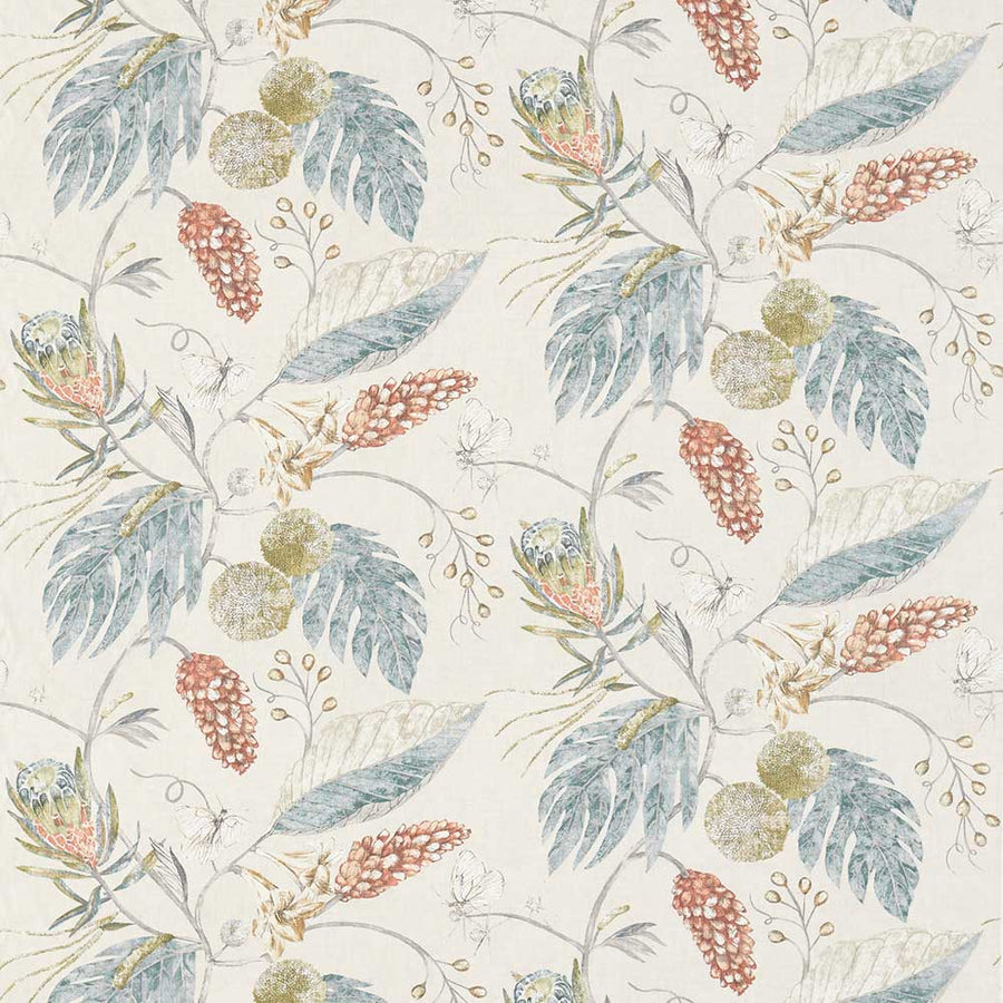 Amborella Olive & Seaglass Fabric by Harlequin - 120422 | Modern 2 Interiors