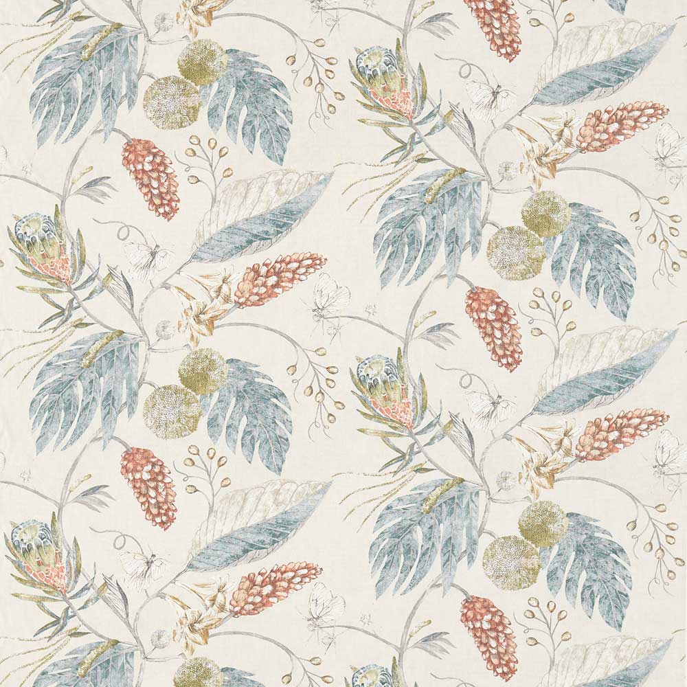 Amborella Olive & Seaglass Fabric by Harlequin - 120422 | Modern 2 Interiors