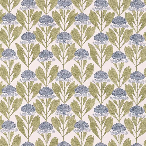 Protea Harbour Grey/Linden Fabric by Harlequin - 120429 | Modern 2 Interiors