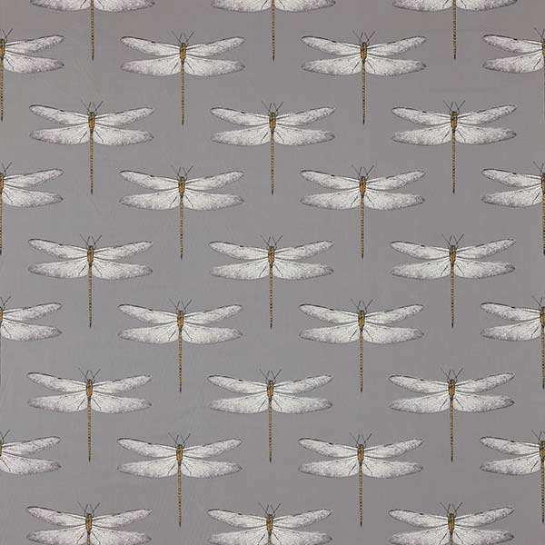Demoiselle Graphite/Almond Fabric by Harlequin - 120433 | Modern 2 Interiors