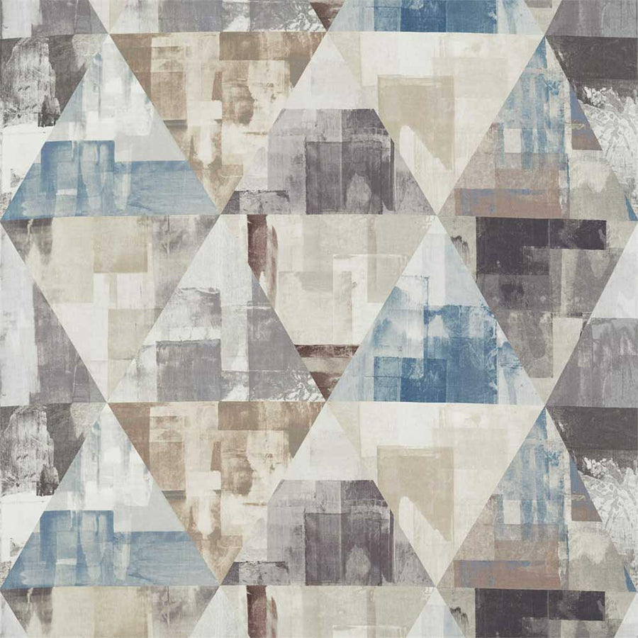 Geodesic Kohl, Truffle & Moonstone Fabric by Harlequin - 120676 | Modern 2 Interiors