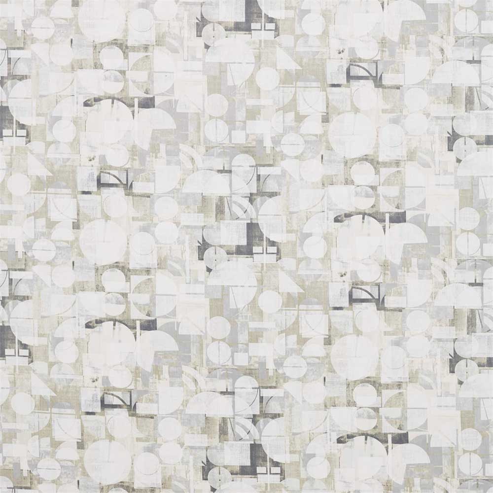 Segments Slate & Chalk Fabric by Harlequin - 120680 | Modern 2 Interiors