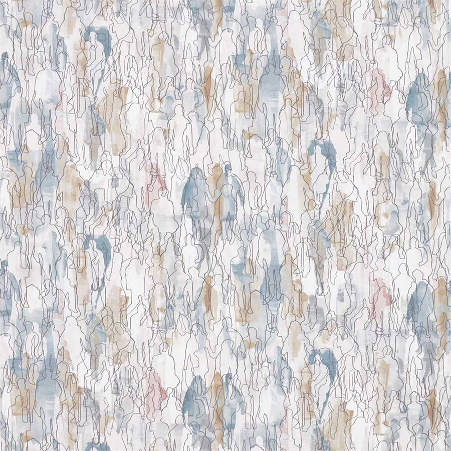 Multitude Seaglass & Chalk Fabric by Harlequin - 132528 | Modern 2 Interiors