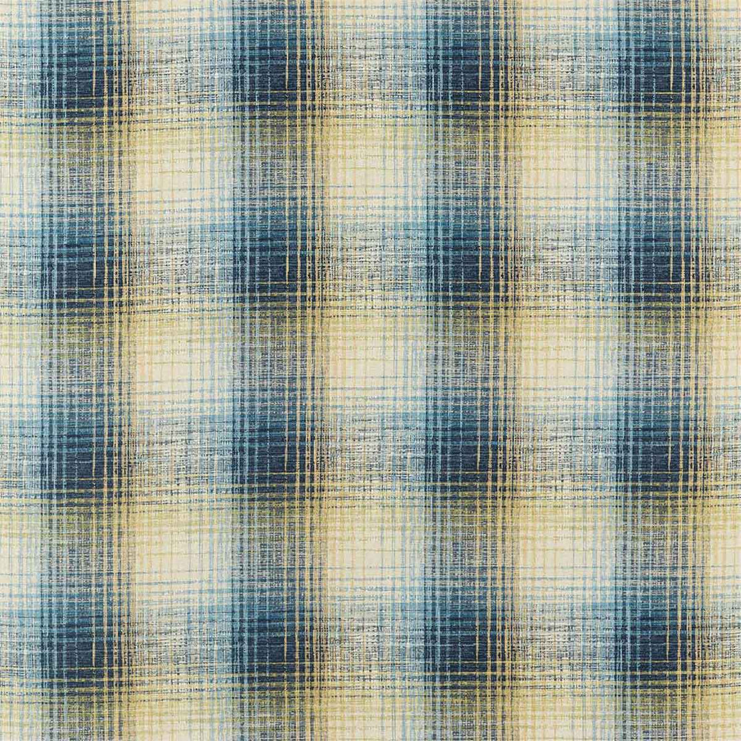 Hamada Denim & Ochre Fabric by Harlequin - 132885 | Modern 2 Interiors