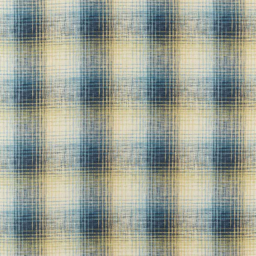 Hamada Denim & Ochre Fabric by Harlequin - 132885 | Modern 2 Interiors