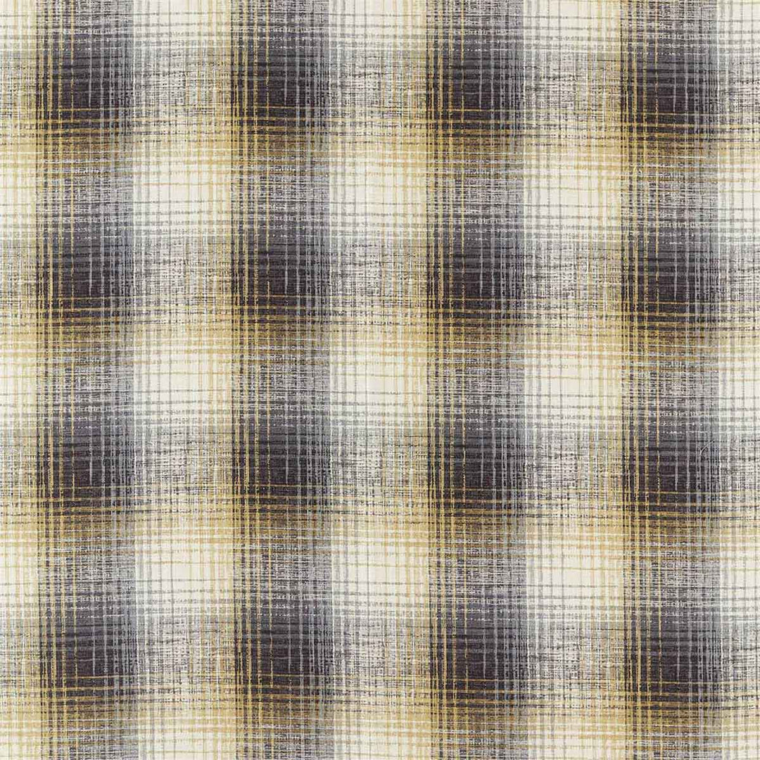 Hamada Charcoal & Gold Fabric by Harlequin - 132887 | Modern 2 Interiors