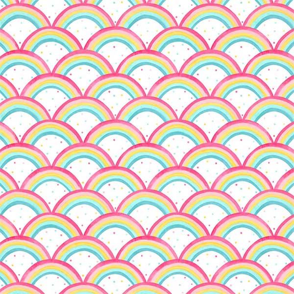 Harlequin Rainbow Brights Wallpaper - Cherry & Blossom - 112645 | Modern 2 Interiors