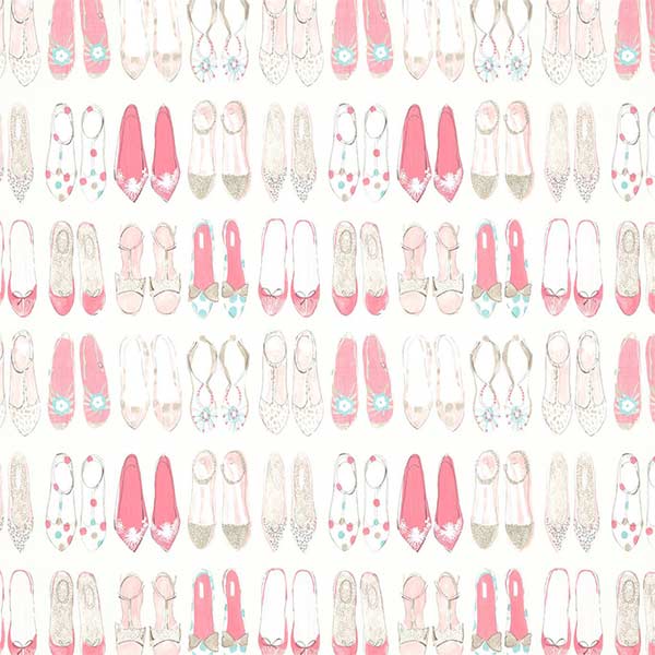 Harlequin World At Your Feet Wallpaper - Pebble, Blossom & Sky - 112646 | Modern 2 Interiors