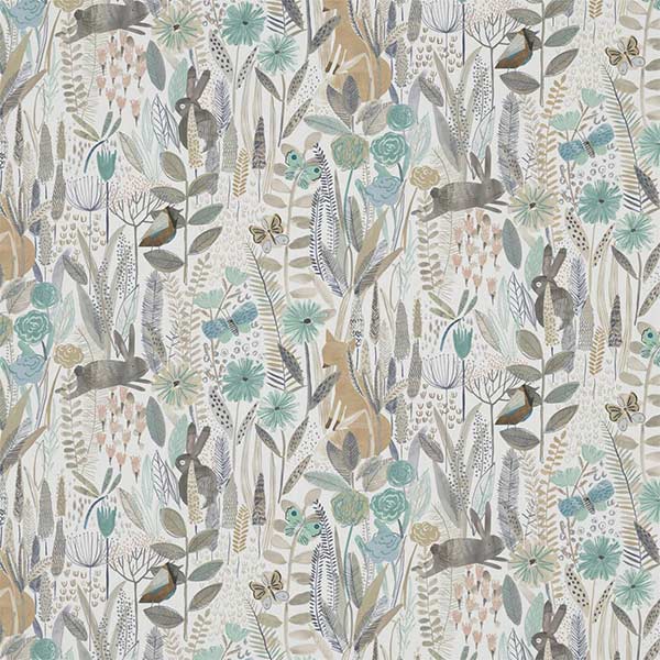 Hide And Seek Duckegg Fabric by Harlequin - 120939 | Modern 2 Interiors
