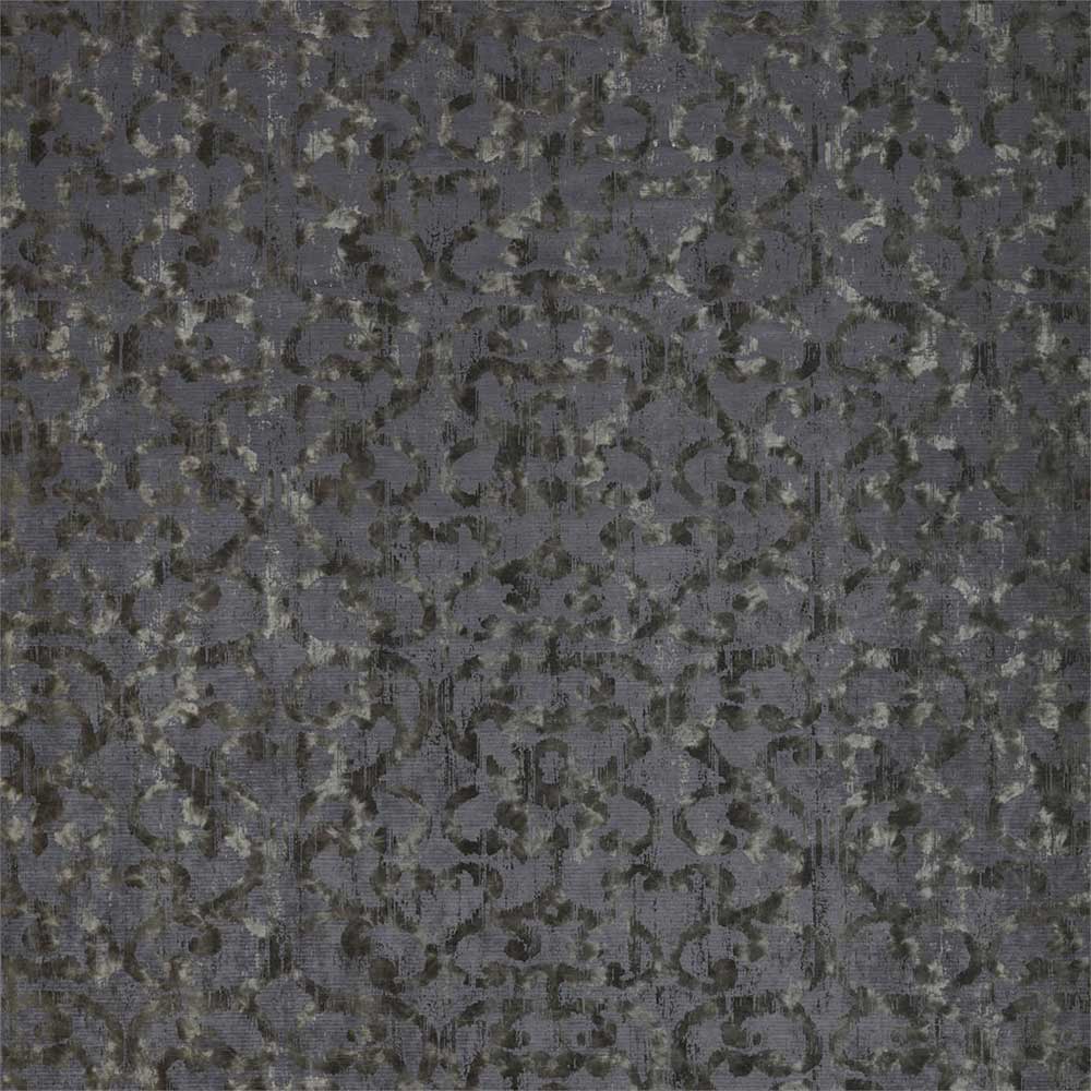 Baroc Midnight & Steel Fabric by Harlequin - 132606 | Modern 2 Interiors