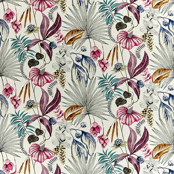 Habanera Cerise Fabric by Harlequin - 120913 | Modern 2 Interiors