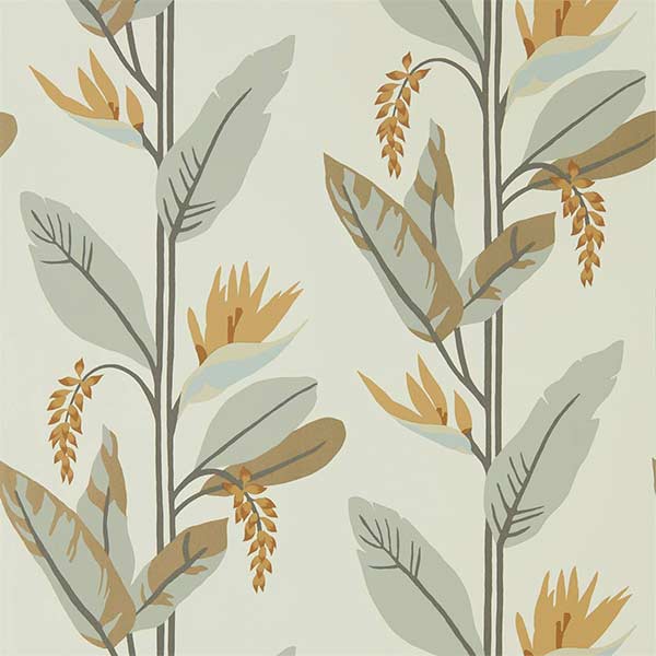 Harlequin Llenya Wallpaper - Honey, Jet & Jute - 112237 | Modern 2 Interiors