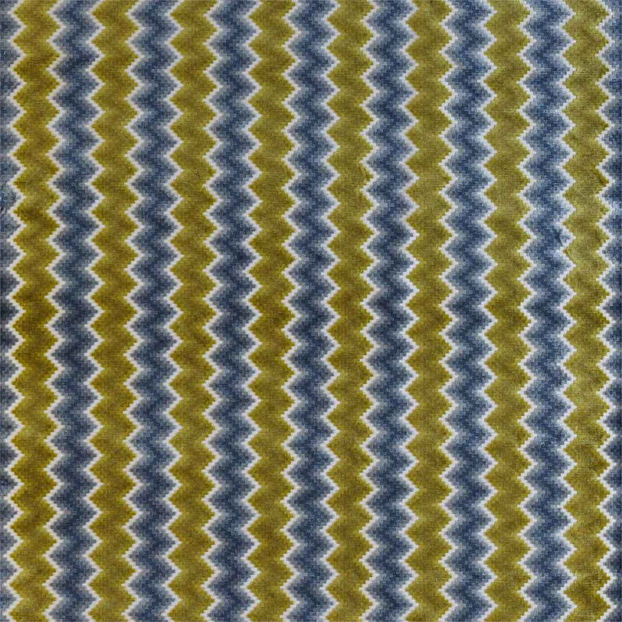 Maseki Velvet Graphite & Gold Fabric by Harlequin - 132851 | Modern 2 Interiors