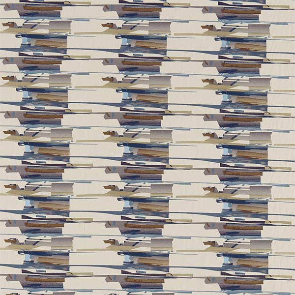 Zeal Old Navy Denim Fabric by Harlequin - 130695 | Modern 2 Interiors