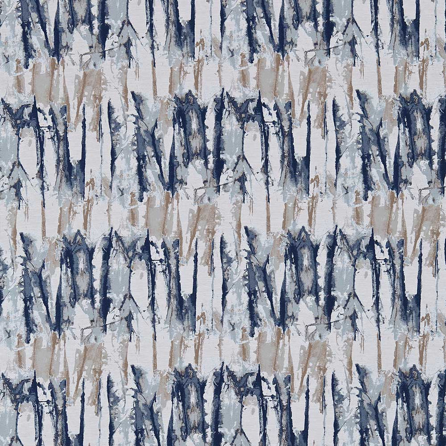 Takara Indigo & Denim Fabric by Harlequin - 131369 | Modern 2 Interiors